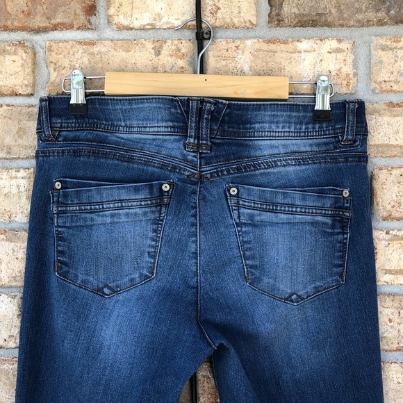 Democracy Ab Technology Stretchy Tummy Slim Mid Rise Medium Wash Skinny Jeans 10 - Picture 7 of 16